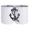 10 oz. White Stainless Steel Short Tumbler Thumbnail
