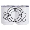 10 oz. White Stainless Steel Short Tumbler Thumbnail