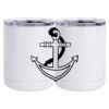 10 oz. White Stainless Steel Short Tumbler Thumbnail