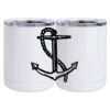 10 oz. White Stainless Steel Short Tumbler Thumbnail