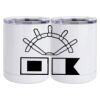 10 oz. White Stainless Steel Short Tumbler Thumbnail