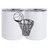 10 oz. White Stainless Steel Short Tumbler Thumbnail
