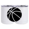 10 oz. White Stainless Steel Short Tumbler Thumbnail