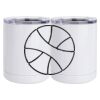 10 oz. White Stainless Steel Short Tumbler Thumbnail