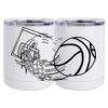 10 oz. White Stainless Steel Short Tumbler Thumbnail