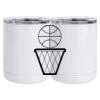 10 oz. White Stainless Steel Short Tumbler Thumbnail
