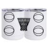 10 oz. White Stainless Steel Short Tumbler Thumbnail