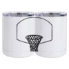 10 oz. White Stainless Steel Short Tumbler Thumbnail