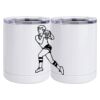 10 oz. White Stainless Steel Short Tumbler Thumbnail