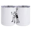 10 oz. White Stainless Steel Short Tumbler Thumbnail