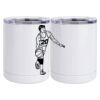 10 oz. White Stainless Steel Short Tumbler Thumbnail