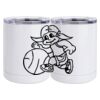 10 oz. White Stainless Steel Short Tumbler Thumbnail