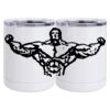 10 oz. White Stainless Steel Short Tumbler Thumbnail