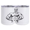 10 oz. White Stainless Steel Short Tumbler Thumbnail