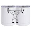 10 oz. White Stainless Steel Short Tumbler Thumbnail