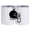 10 oz. White Stainless Steel Short Tumbler Thumbnail