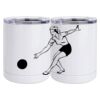 10 oz. White Stainless Steel Short Tumbler Thumbnail