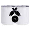 10 oz. White Stainless Steel Short Tumbler Thumbnail