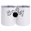 10 oz. White Stainless Steel Short Tumbler Thumbnail