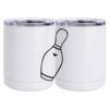 10 oz. White Stainless Steel Short Tumbler Thumbnail