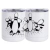 10 oz. White Stainless Steel Short Tumbler Thumbnail