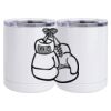 10 oz. White Stainless Steel Short Tumbler Thumbnail