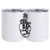 10 oz. White Stainless Steel Short Tumbler Thumbnail