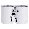 10 oz. White Stainless Steel Short Tumbler Thumbnail