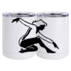 10 oz. White Stainless Steel Short Tumbler Thumbnail