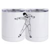 10 oz. White Stainless Steel Short Tumbler Thumbnail
