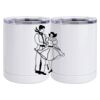 10 oz. White Stainless Steel Short Tumbler Thumbnail