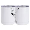 10 oz. White Stainless Steel Short Tumbler Thumbnail