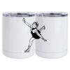 10 oz. White Stainless Steel Short Tumbler Thumbnail
