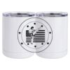 10 oz. White Stainless Steel Short Tumbler Thumbnail