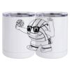 10 oz. White Stainless Steel Short Tumbler Thumbnail