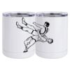 10 oz. White Stainless Steel Short Tumbler Thumbnail