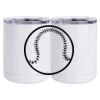 10 oz. White Stainless Steel Short Tumbler Thumbnail