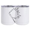 10 oz. White Stainless Steel Short Tumbler Thumbnail