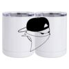 10 oz. White Stainless Steel Short Tumbler Thumbnail