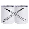 10 oz. White Stainless Steel Short Tumbler Thumbnail