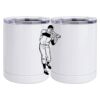 10 oz. White Stainless Steel Short Tumbler Thumbnail