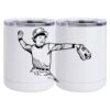 10 oz. White Stainless Steel Short Tumbler Thumbnail