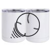 10 oz. White Stainless Steel Short Tumbler Thumbnail