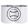 10 oz. White Stainless Steel Short Tumbler Thumbnail