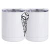 10 oz. White Stainless Steel Short Tumbler Thumbnail