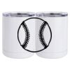 10 oz. White Stainless Steel Short Tumbler Thumbnail
