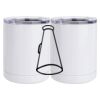 10 oz. White Stainless Steel Short Tumbler Thumbnail