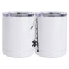 10 oz. White Stainless Steel Short Tumbler Thumbnail