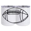 10 oz. White Stainless Steel Short Tumbler Thumbnail
