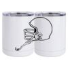 10 oz. White Stainless Steel Short Tumbler Thumbnail